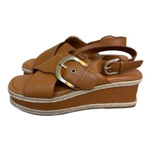 Marc Fisher LTD Women's Tan Platform Sandals